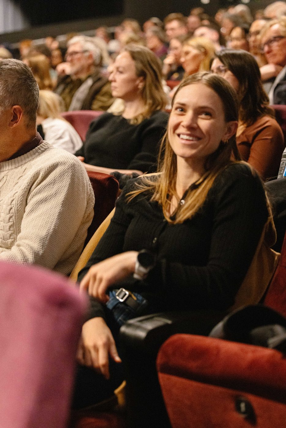 The sold-out Kambri Cinema audience during the Common Wealth Q&A